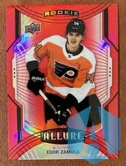 2020-21 Upper Deck Allure Red Rainbow Rookie #135 Egor Zamula Flyers